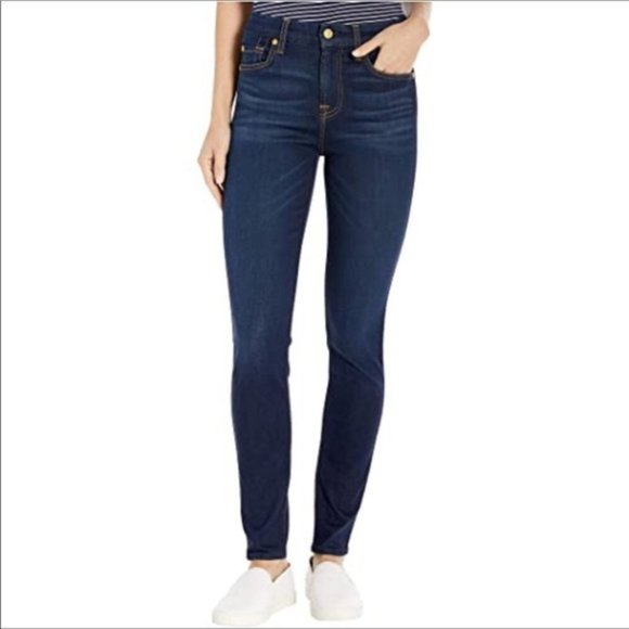 Accessories - 7FAM High Waist Ankle Skinny Jeans - Like New